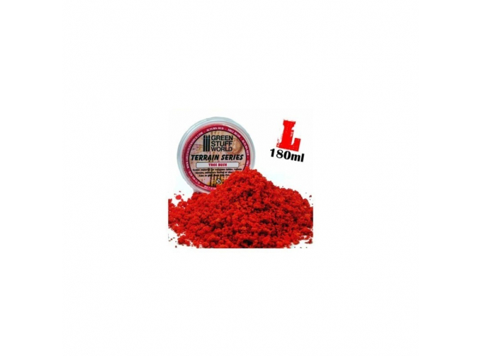 Комки листвы кустарников цвет Красный 180 мл / Tree Bush Clump Foliage - Autumn Red - 180 ml