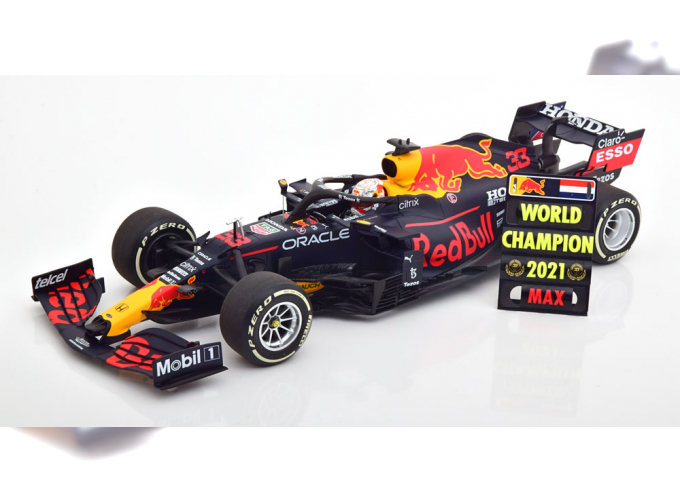 RED BULL RB16B Winner GP Abu Dhabi World Champion, Verstappen (2021)