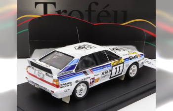 AUDI Quattro (night Version) №11 Rally 1000 Lakes (1985) L.lampi - P.Kuukkala, White Light Blue