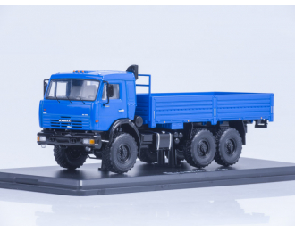 Камский грузовик 43118 6х6 бортовой, синий