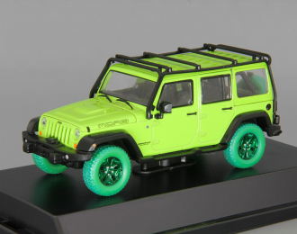 JEEP Wrangler 4х4 Unlimited "Moab Edition" (2013), gecko green (зеленые колёса!)