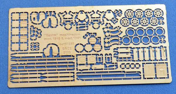 Фототравление пулемет Максим 1910 и 1941 мод.