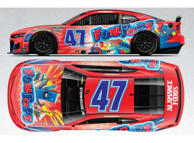 Chevrolet #47 Ricky Stenhouse Jr. *Fun Pops*, various 2025