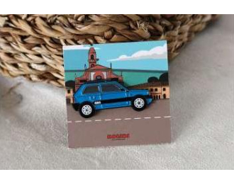 Значок Pin Fiat Panda 4x4, blue