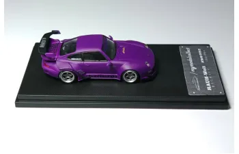 PORSCHE RWB993 with High Wing, matte purple