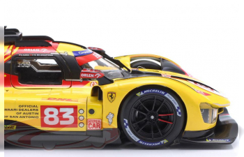 FERRARI 499P 4th 1812km Qatar WEC Robert Kubica, Robert Shwartzman, Yifei Ye (2024)