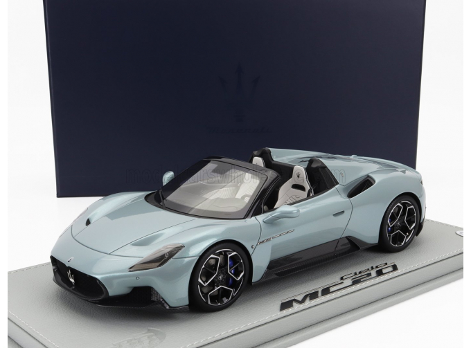 MASERATI Mc20 Cielo Spider (2022) - Con Vetrina - With Showcase, Acquamarina - Light Blue Met