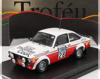 FORD Escort Mkii №28 Rally Rac Lombard (1980) S.van Der Merwe - F.Boshoff, White Red