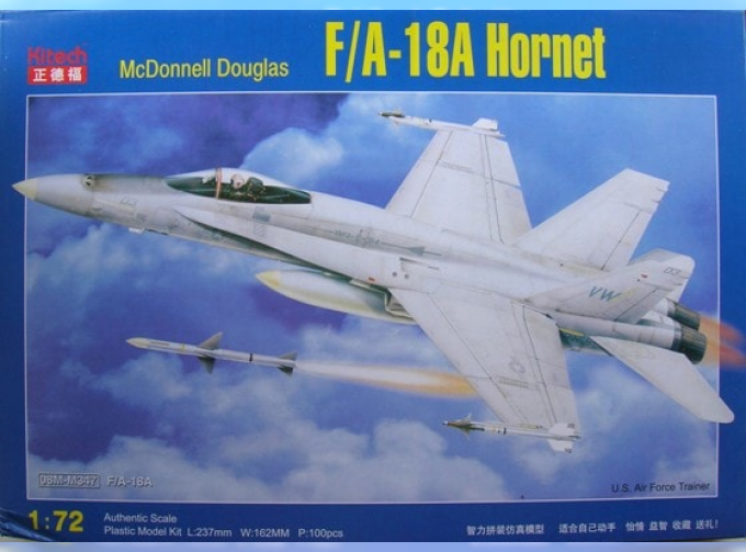 Сборная модель Американский истребитель-бомбардировщик F/A-18A Hornet