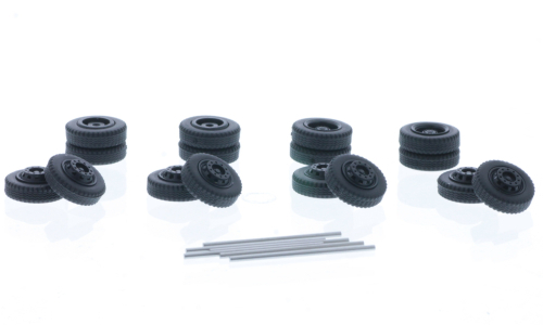 Комплект колес для городского автобуса, стальной диск, черный