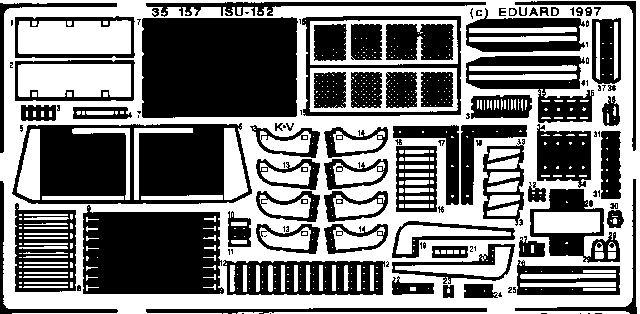 Фототравление для ИСУ-152