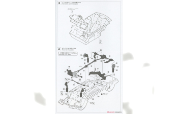 Сборная модель Mitsubishi Galant 2.0 DOHC Turbo VR-4 RS (1990)