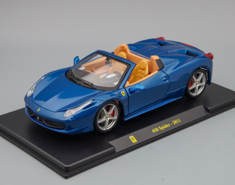 FERRARI 458 Spider (2011), blue