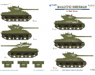 Декаль M4A2 Sherman (76) - in Red Army III