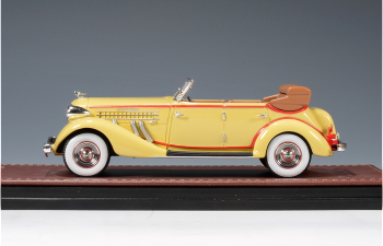 AUBURN 851 SuperCharged Phaeton (открытый) 1935 Yellow