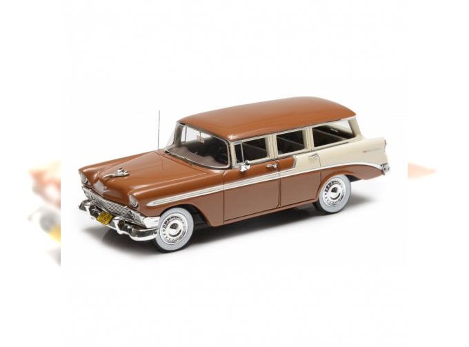 Chevrolet Bel Air Beauville wagon 1956 (brown / cream)