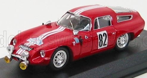 ALFA ROMEO Tz1 N 82 Montepellier 1965 J.rolland, Red