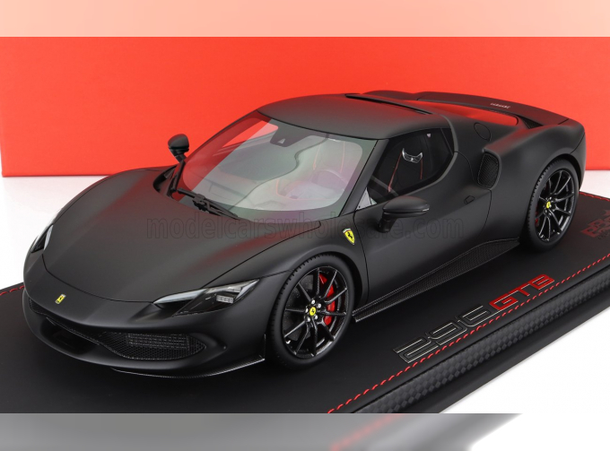 FERRARI 296 Gtb Hybrid 830hp V6 (2021) - Con Vetrina - With Showcase, Nero Opaco - Matt Black