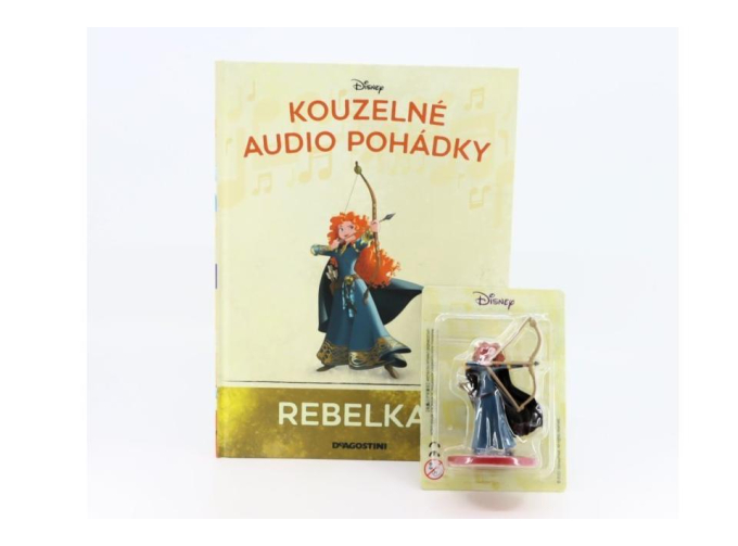 Волшебные аудиосказки Диснея №51: Принцесса Мерида, книга с фигуркой