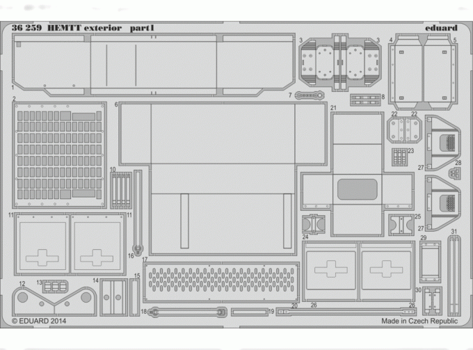 Фототравление для HEMTT exterior