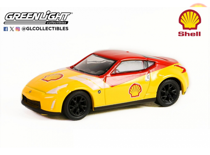 NISSAN 370Z Coupe "Shell Oil" (2020), Yellow/Red/White