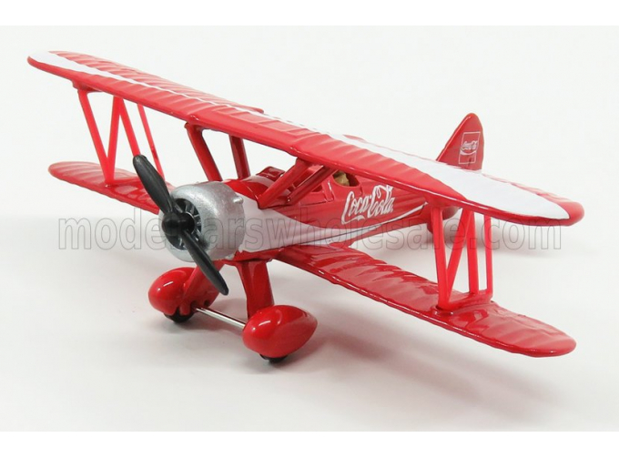 BOEING Stearman Model 75 Coca-cola Airplane (1934), Red White