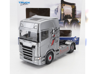 SCANIA S580 V8 Tractor Truck Highline 2-assi (2023), Silver