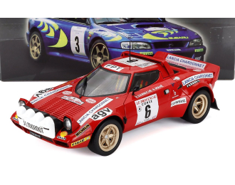 LANCIA Stratos Hf Chardonnet №6 Winner Rally Tour De Corse (1975) B.Darniche - A.Mahe, Red