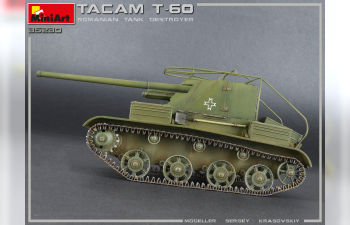 Сборная модель Танк TACAM T-60 ROMANIAN TANK DESTROYER. INTERIOR KIT