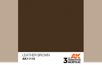 Краска акриловая 3rd Generation Leather Brown 17ml