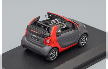 SMART ForTwo Cabriolet A453 (2015), grey met / red