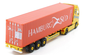 VOLVO FH GL XL седельный тягач с полуприцепом, желтый/оранжевый