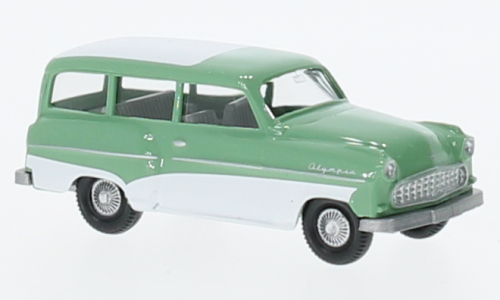 OPEL Olympia Caravan (1957), light green/white