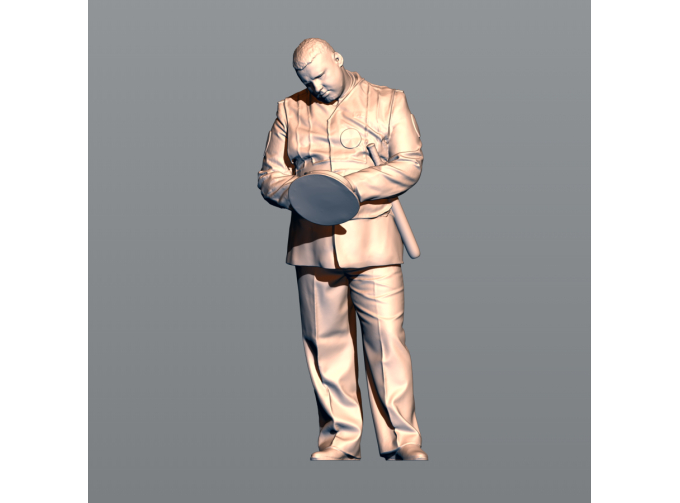 Фигура ДПСник Ильюша (масштаб 1:24, окрашенная)