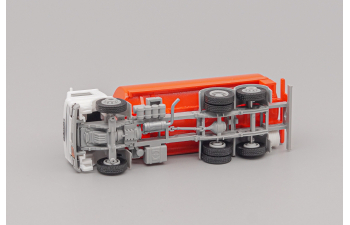 (Б/У) SCANIA 82 M Tank Truck, white / orange