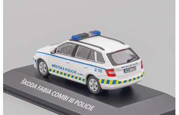 SKODA Fabia III MESTSKA POLICIE (2014), white