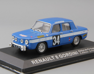 RENAULT 8 Gordini Rallye de Portugal 1967 C.Albino - S.Pereira #34, blue