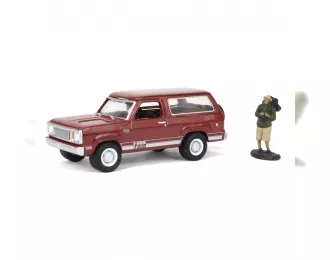 PLYMOUTH Trail Duster With Backpacker Figure (1978), Red