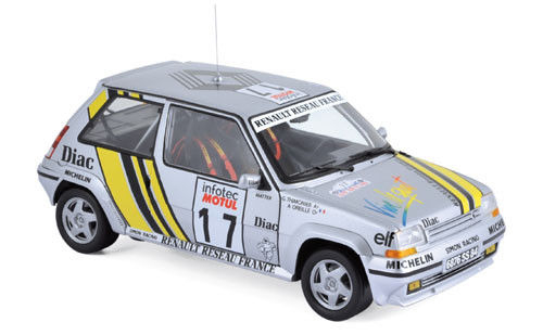 RENAULT 5 GT Turbo "Supercinq" #17 Ragnotti / Thimonie Tour de Corse 1989