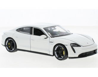 PORSCHE Taycan Turbo S, white