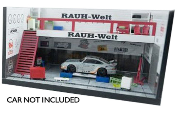 Диорама RWB гараж автомастерская