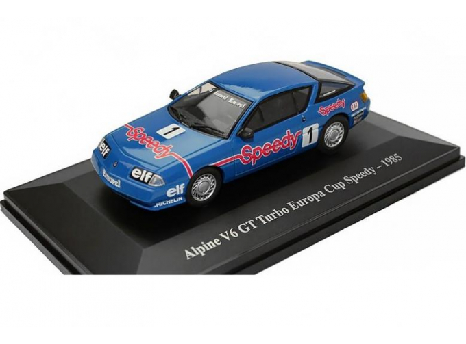 ALPINE V6 GT Turbo Europa Cup Speedy de 1985, серия Alpine and Renault Sportives 57, синий