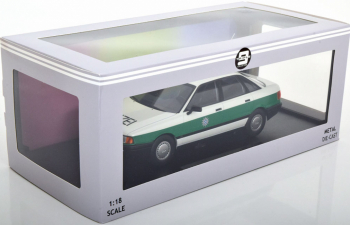 AUDI 80 B3 Polizei (1989), White Green