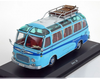 SETRA Bus S6 "Reisetraum" (1956), ligth blue / blue