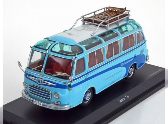 SETRA Bus S6 "Reisetraum" (1956), ligth blue / blue