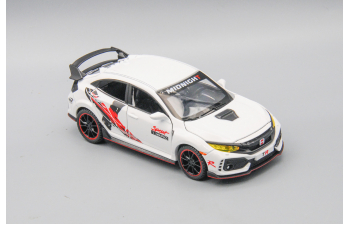 HONDA Civic WRC белый, 15 см