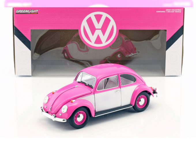 VOLKSWAGEN Beetle 1967 Pink/White