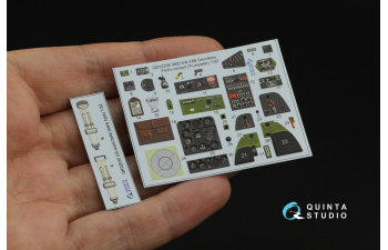 3D Декаль интерьера кабины пилота SBD-5 Dauntless/A-24B Banshee (Trumpeter)