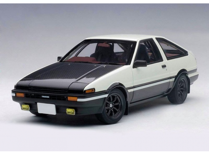 Toyota Sprinter Trueno (AE86) "Project D" Final version (white / black)