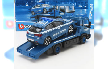 ALFA Romeo Giulietta Polizia (2010) и грузовик службы технической помощи на дороге-эвакуатор